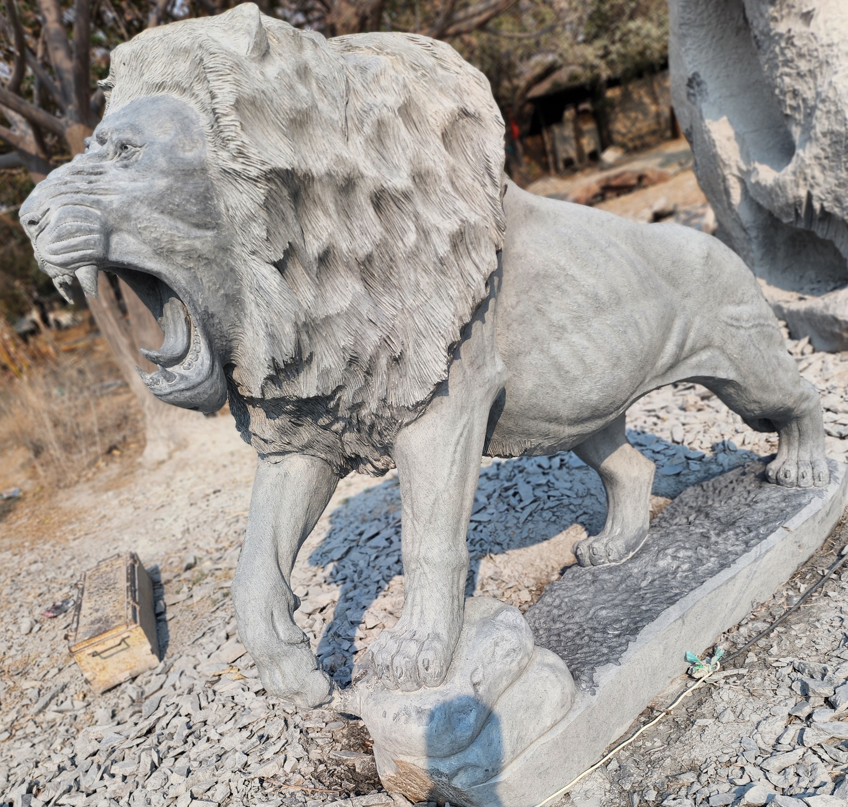 Roar in Stone  — sculpture — by Abishebah Chidawu