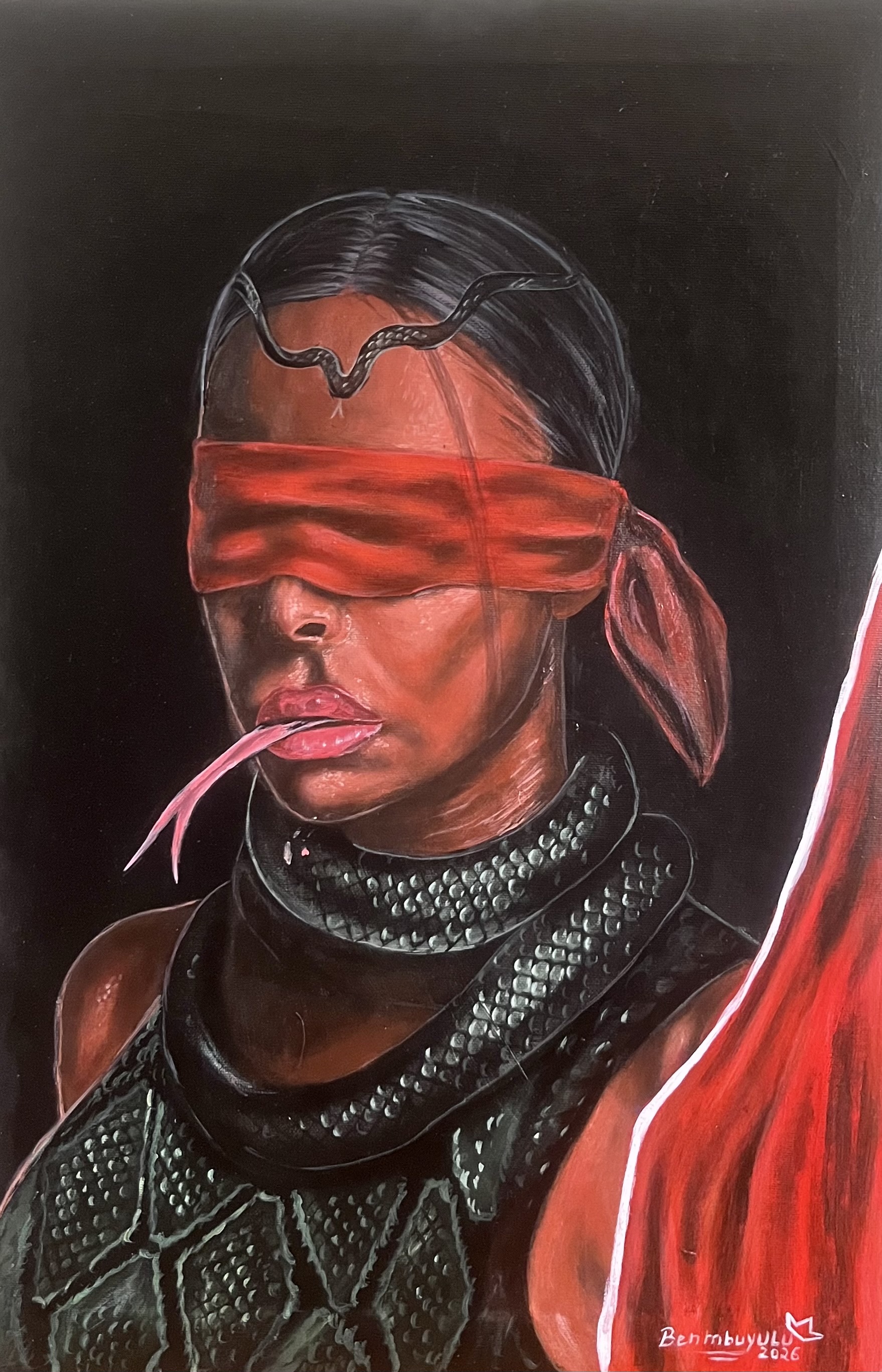Slave of Desire. — painting by Ben mbuyulu, Démocratic république of congo