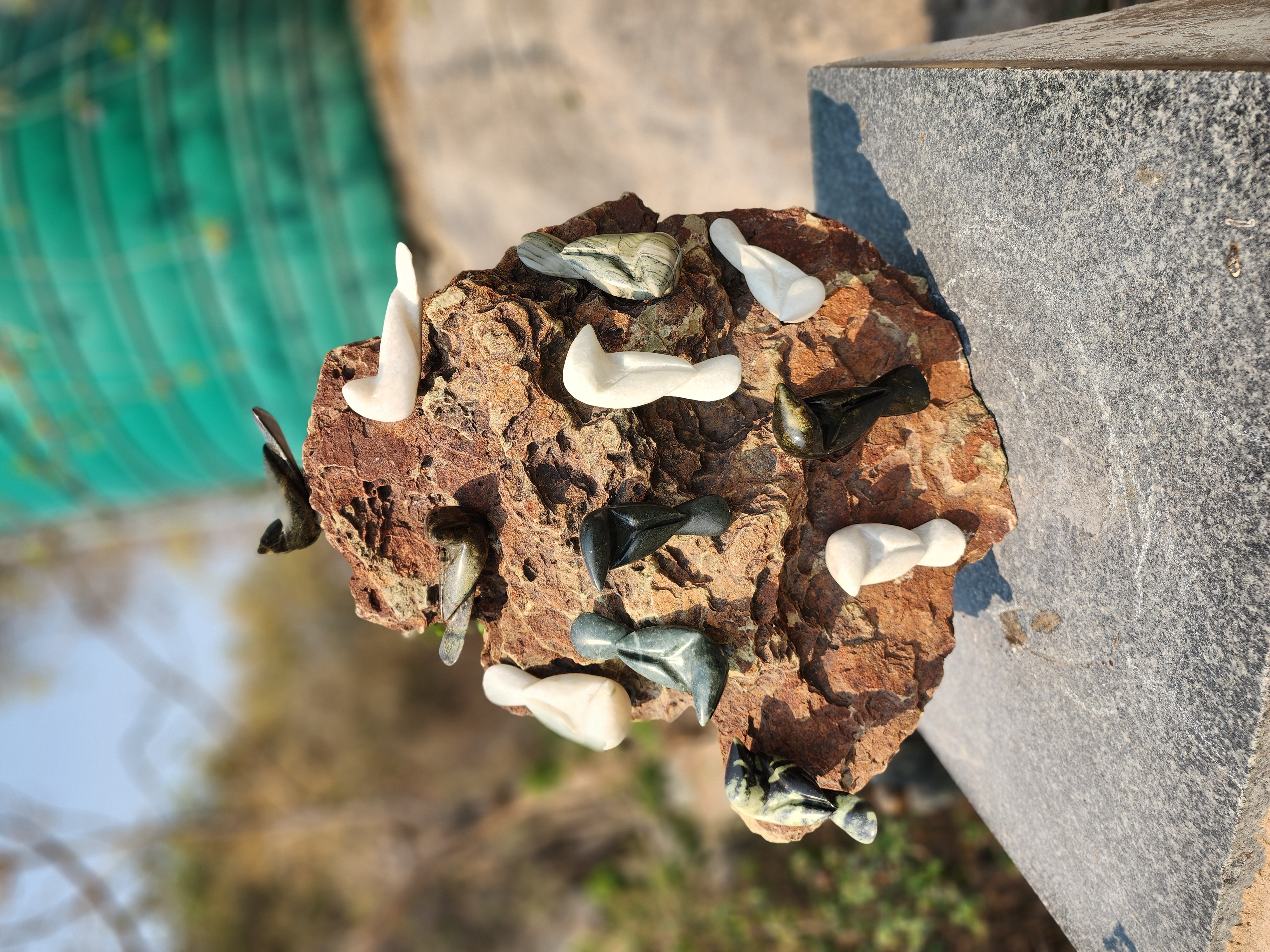 The Power of communication — sculpture — by Samson Mukohwa
